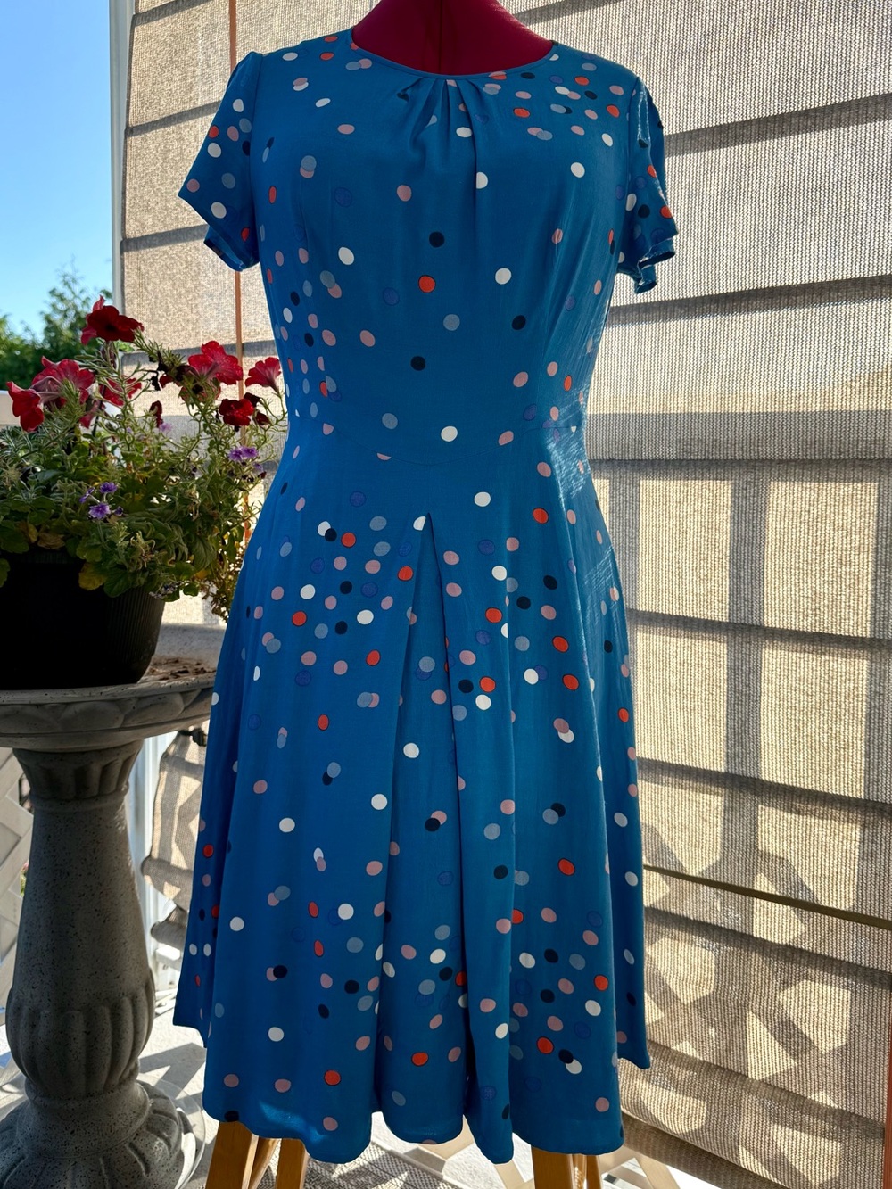 Boden Calissa Midi Polka Dot Dress